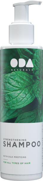 ODA Naturals stiprinamasis šampūnas su šilko baltymais